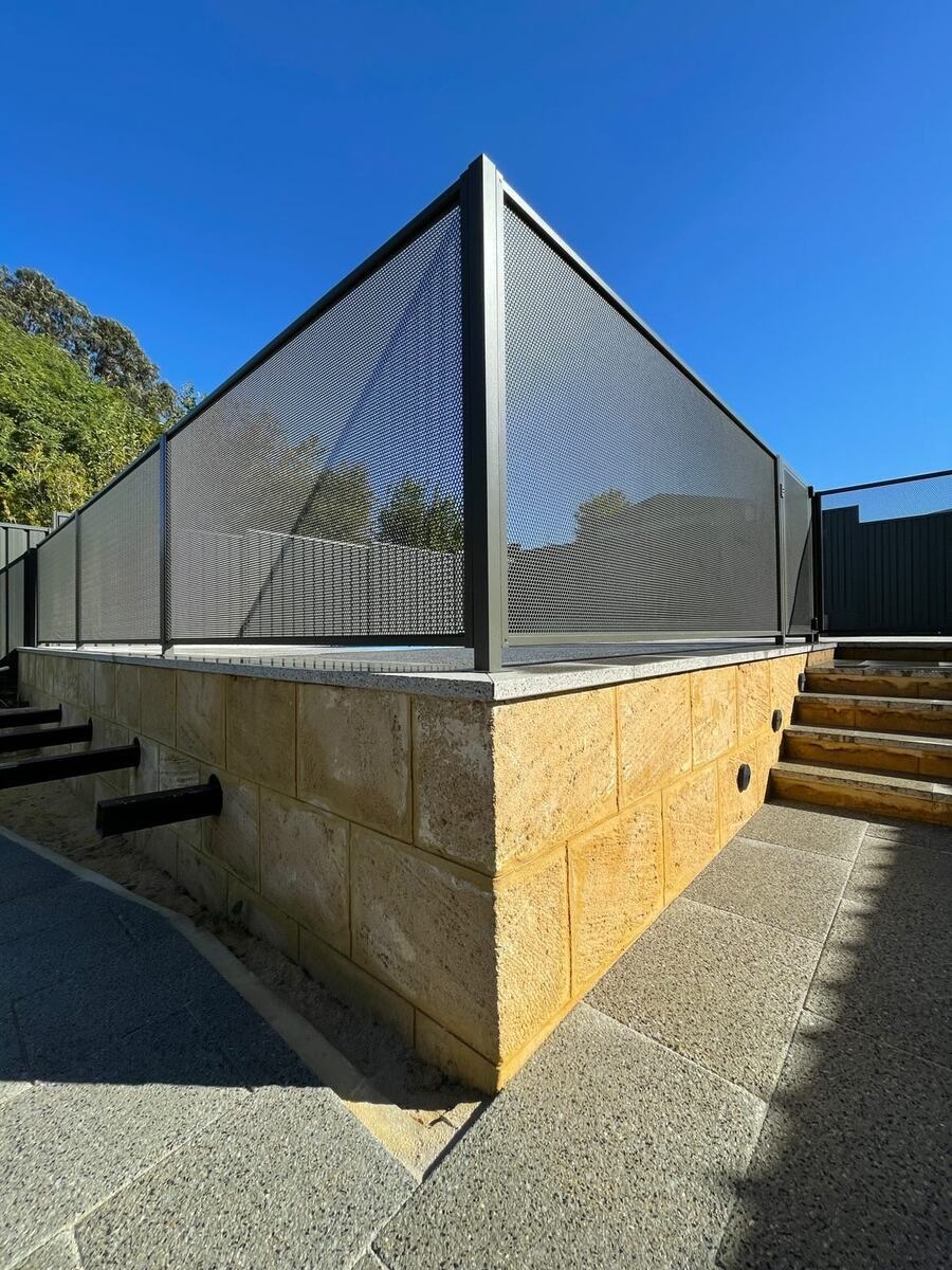 Pure Perf pool fencing in Textured Woodland Grey, Perth