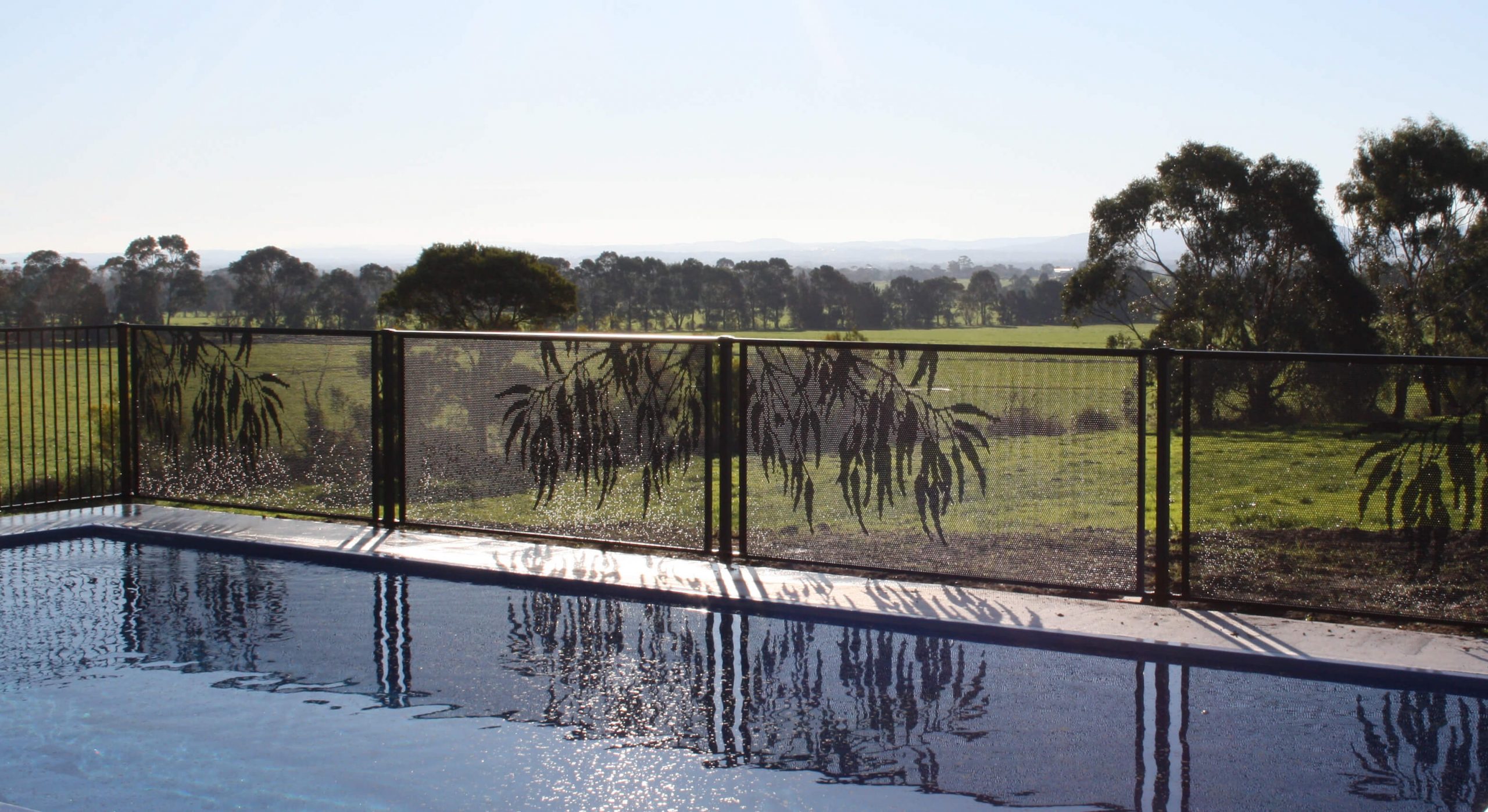 Gum design pool fencing, Warragul Victoria