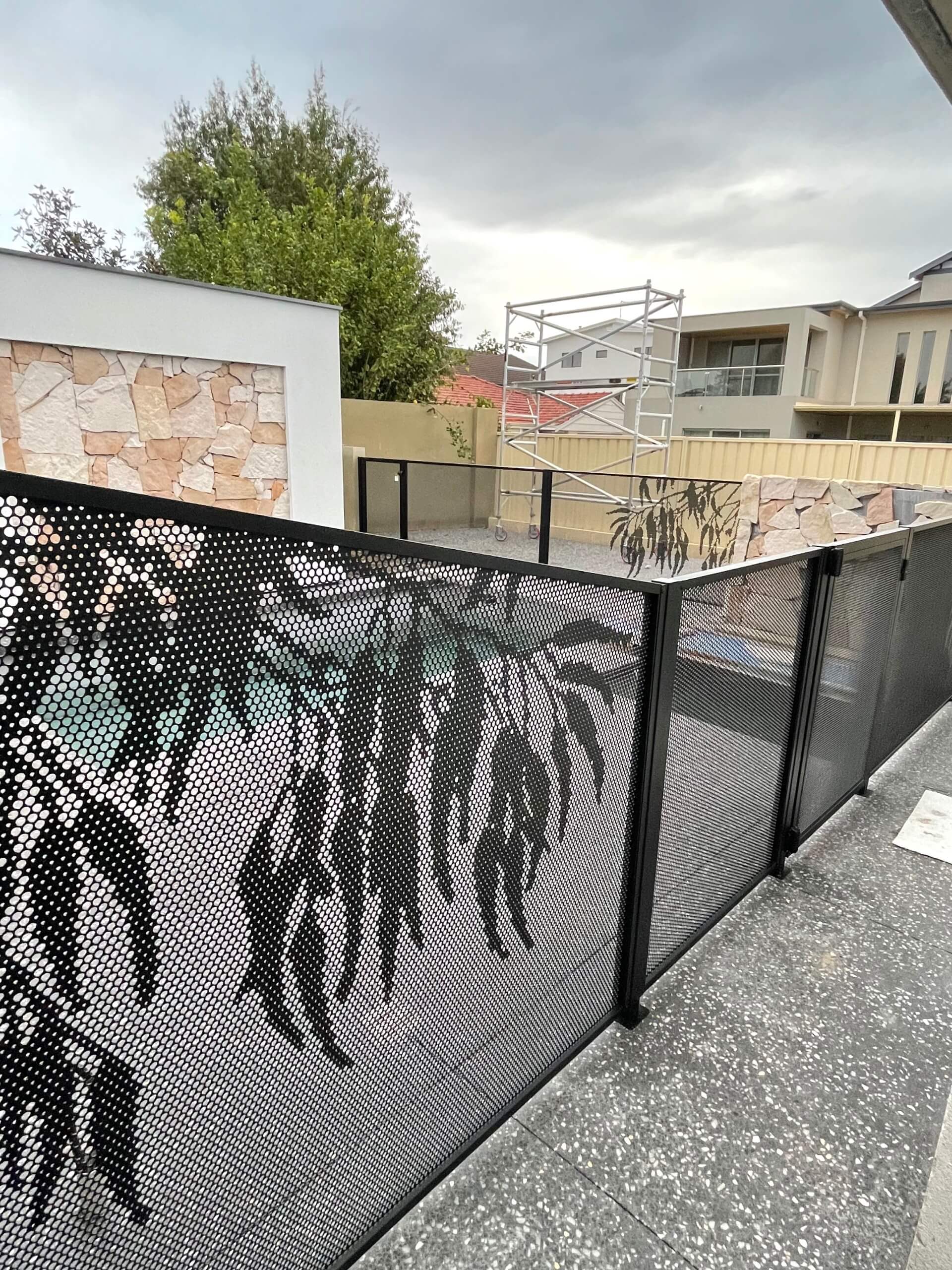 Pure Perf pool fence detail, Mount Pleasant WA